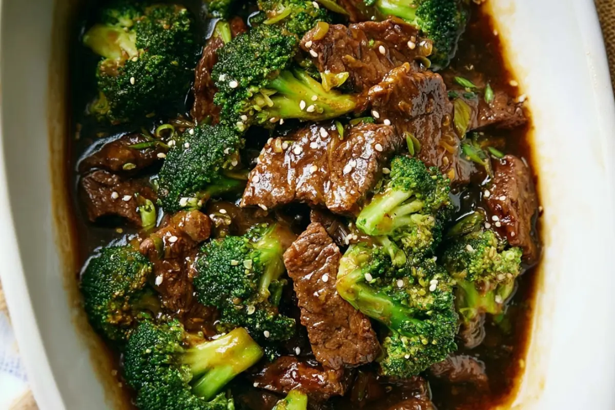 Slow Cooker Beef And Broccoli