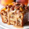Southern Peach Bread with Pecan Praline Topping