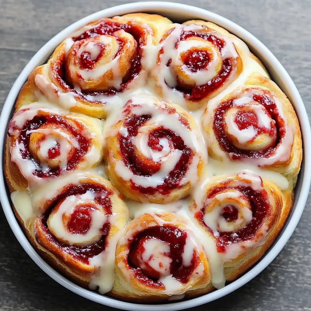 Strawberry Sweet Rolls