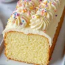 Vanilla Loaf Cake with Vanilla Buttercream