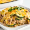 Zucchini Casserole with Ground Beef