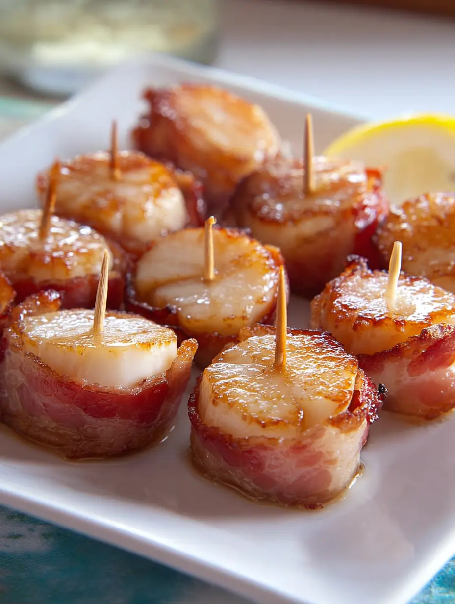 Air Fryer Bacon Wrapped Scallops Recipe