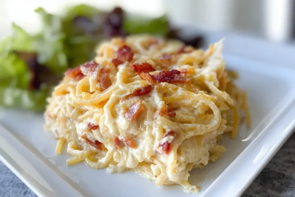 Bacon Cream Cheese Spaghetti