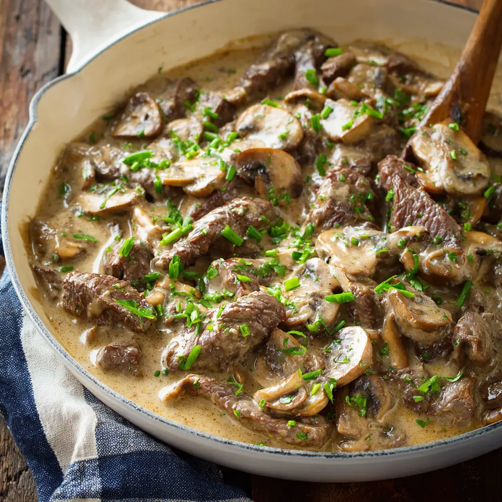 Beef Stroganoff