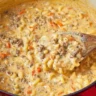 Cheeseburger Macaroni Soup