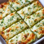 Cheesy Zucchini Breadsticks