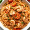 Cherry Tomato and Shrimp Pasta