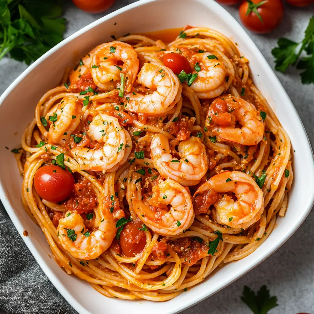 Cherry Tomato and Shrimp Pasta Recipe