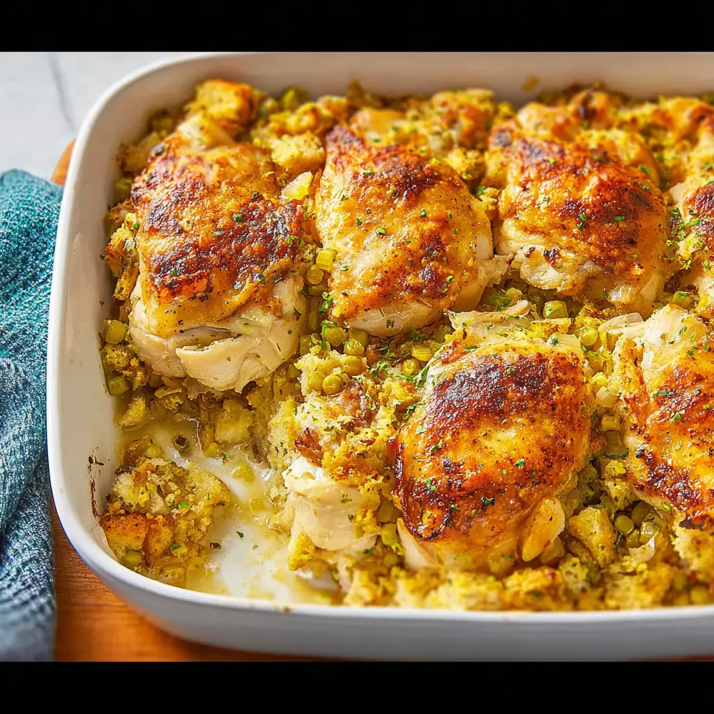 Chicken And Stuffing Casserole Recipe