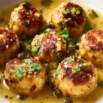 Chicken Piccata Meatballs