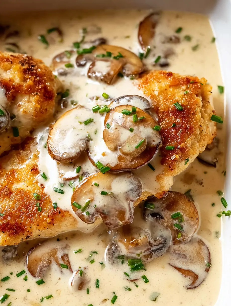Chicken with Creamy Mushroom Sauce Recipe