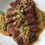 Classic Steak Au Poivre recipe