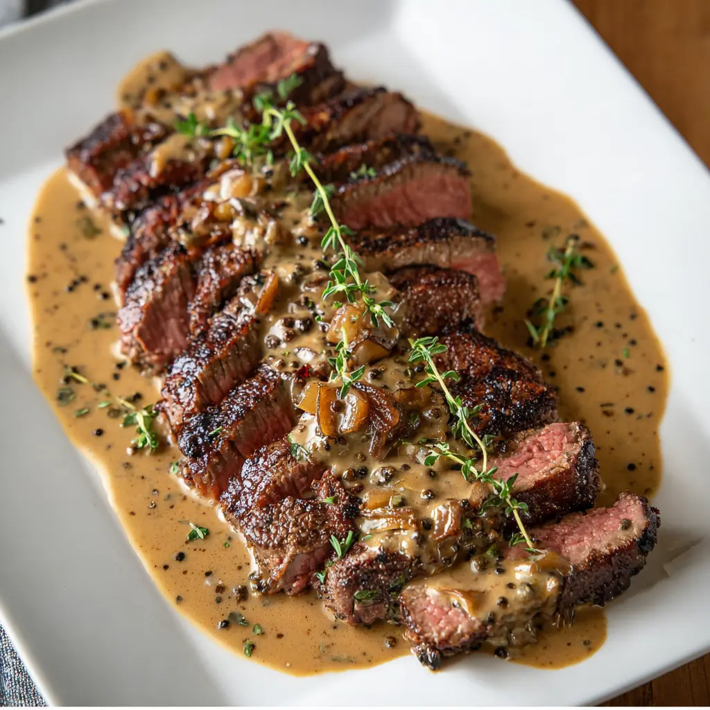 Classic Steak Au Poivre