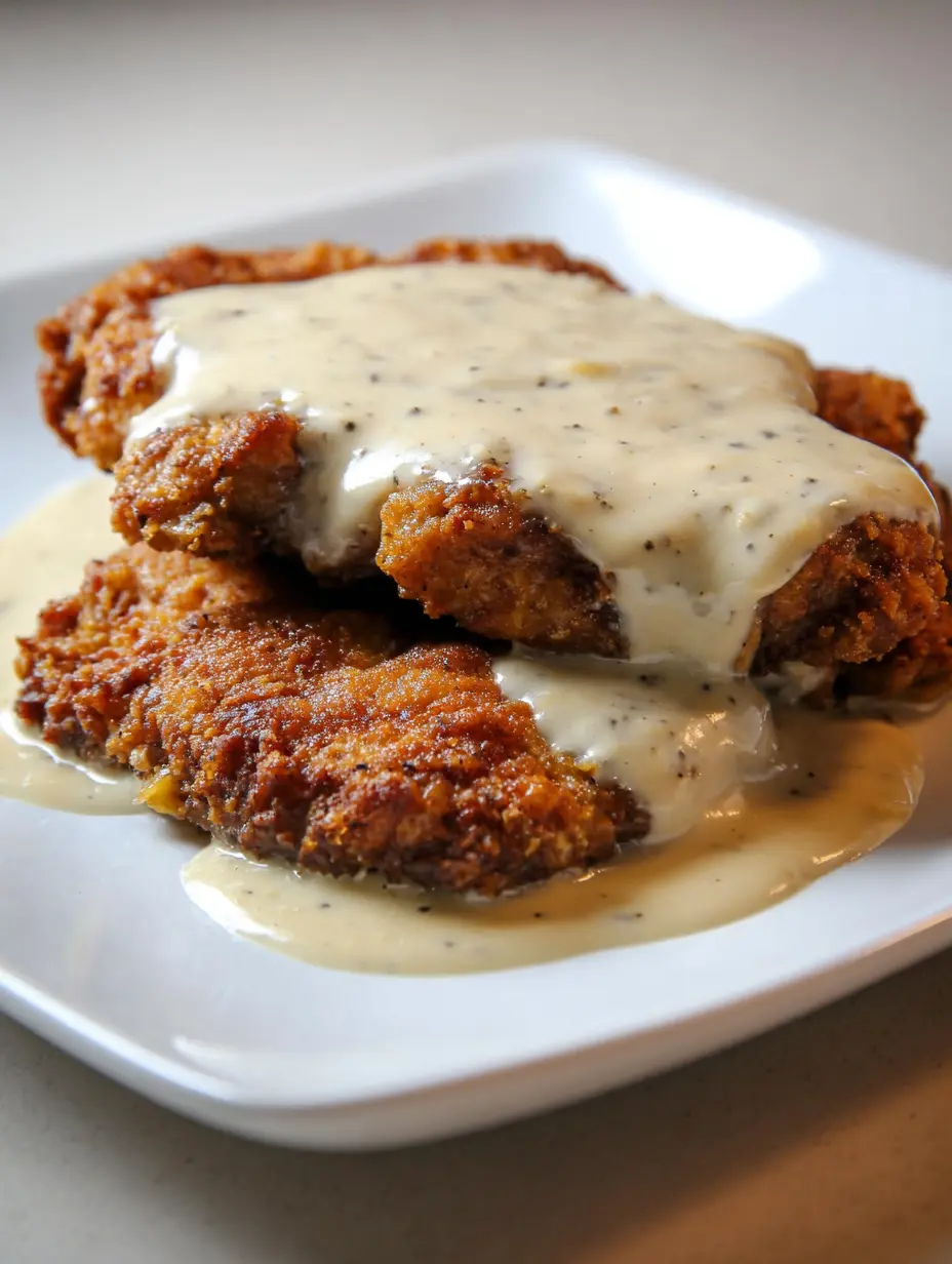 Country Chicken Fried Steak with White Gravy Recipe