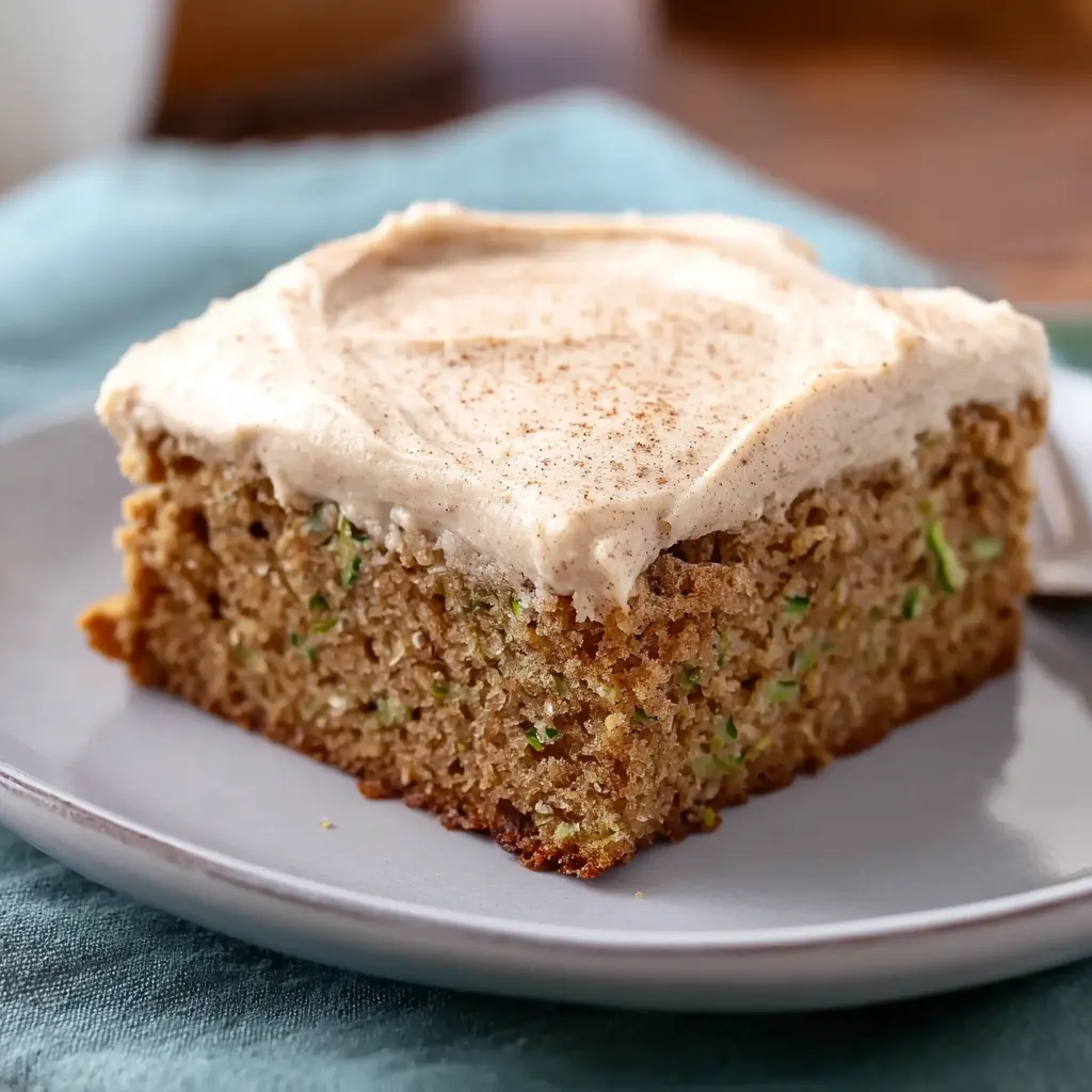 Cream Cheese Frosted Zucchini Bars