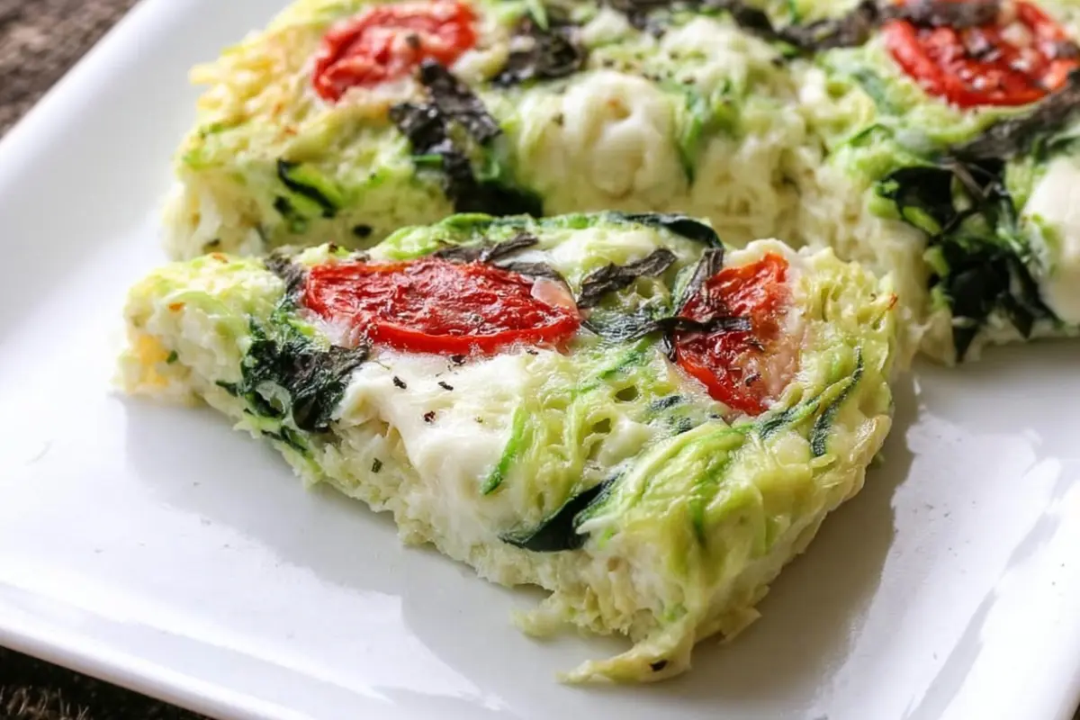 Crustless Zucchini Noodle Pie