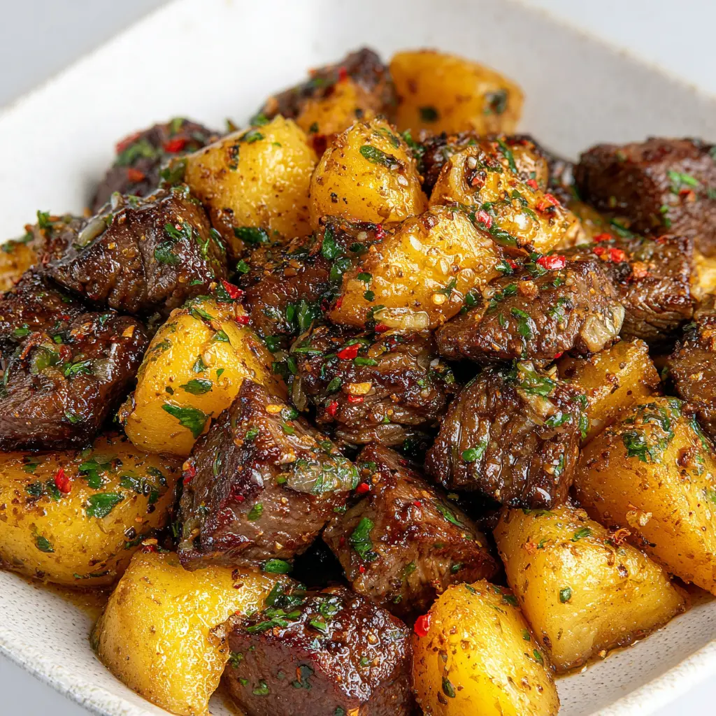 Garlic Butter Steak and Potatoes Recipe