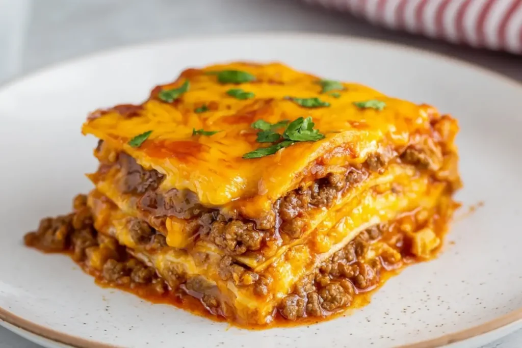 Ground Beef Enchilada Casserole