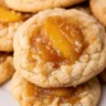 Homemde Peach cobbler cookie