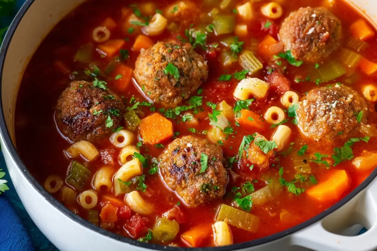 Italian Meatball Soup
