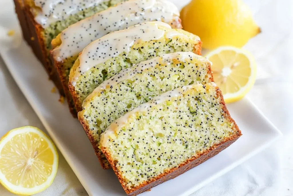 Lemon Poppy Seed Zucchini Bread