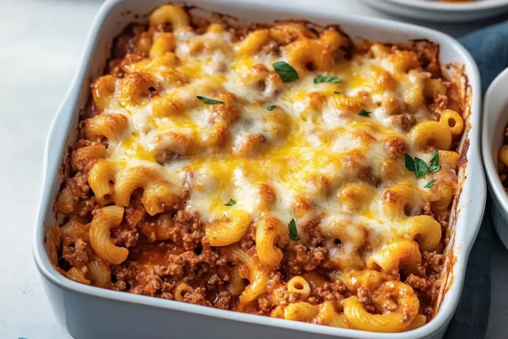 Macaroni and Beef Casserole