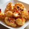 Maple Sriracha Roasted Cauliflower