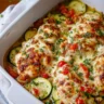 Mediterranean Chicken Zucchini Bake