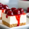 No-Bake Cherry Cheesecake Bars