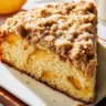 Peach Ricotta Cake with Brown Butter Streusel