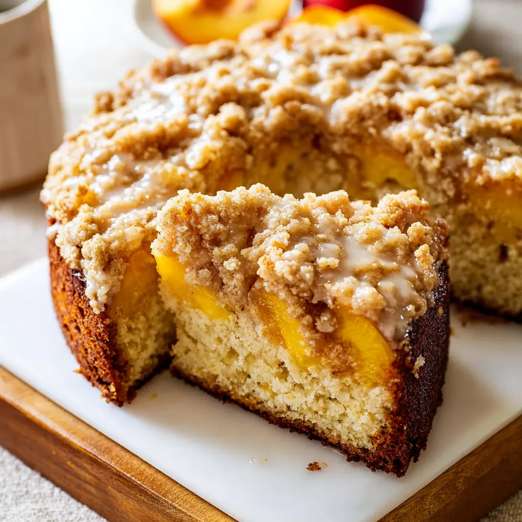 Peach Ricotta Cake