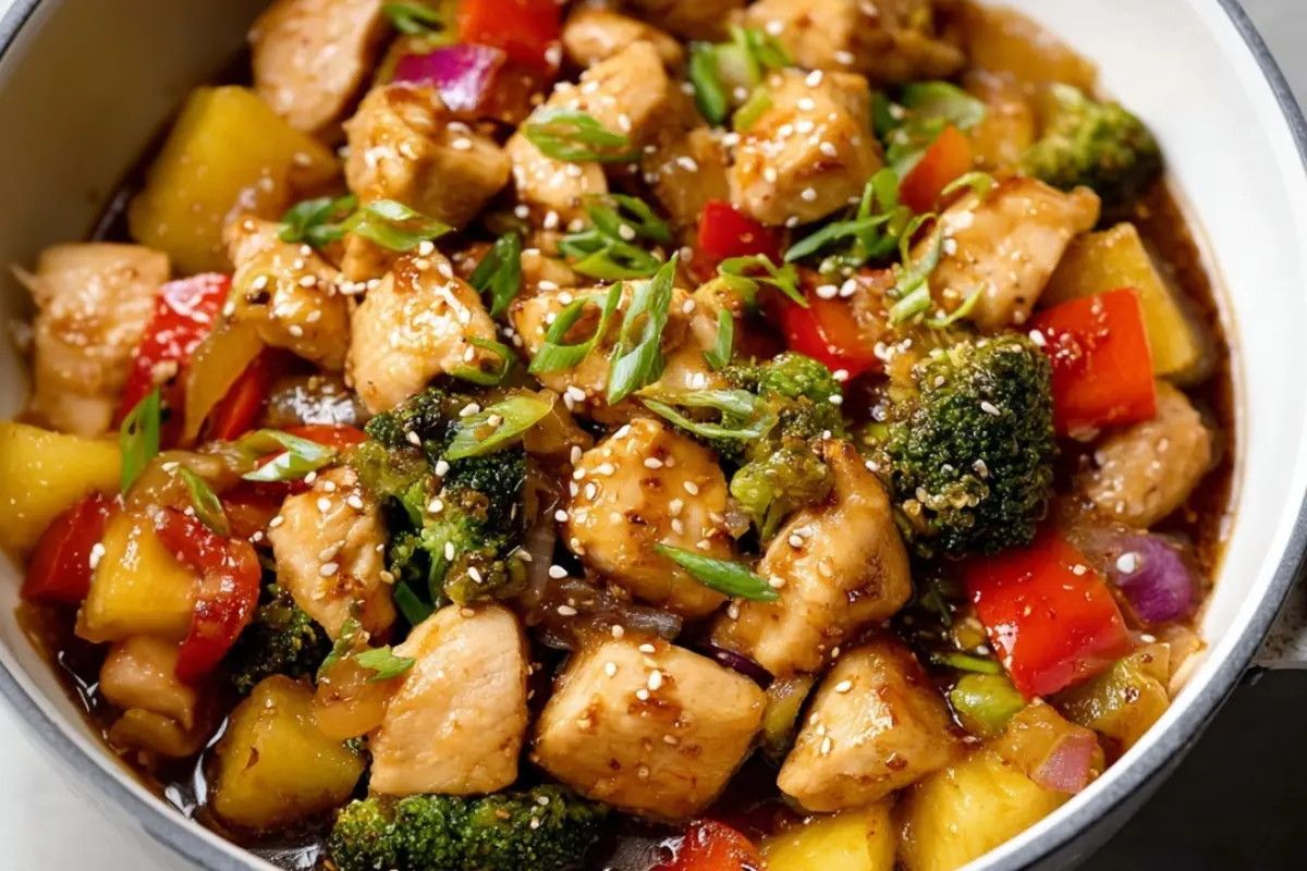 Pineapple Chicken Stir Fry