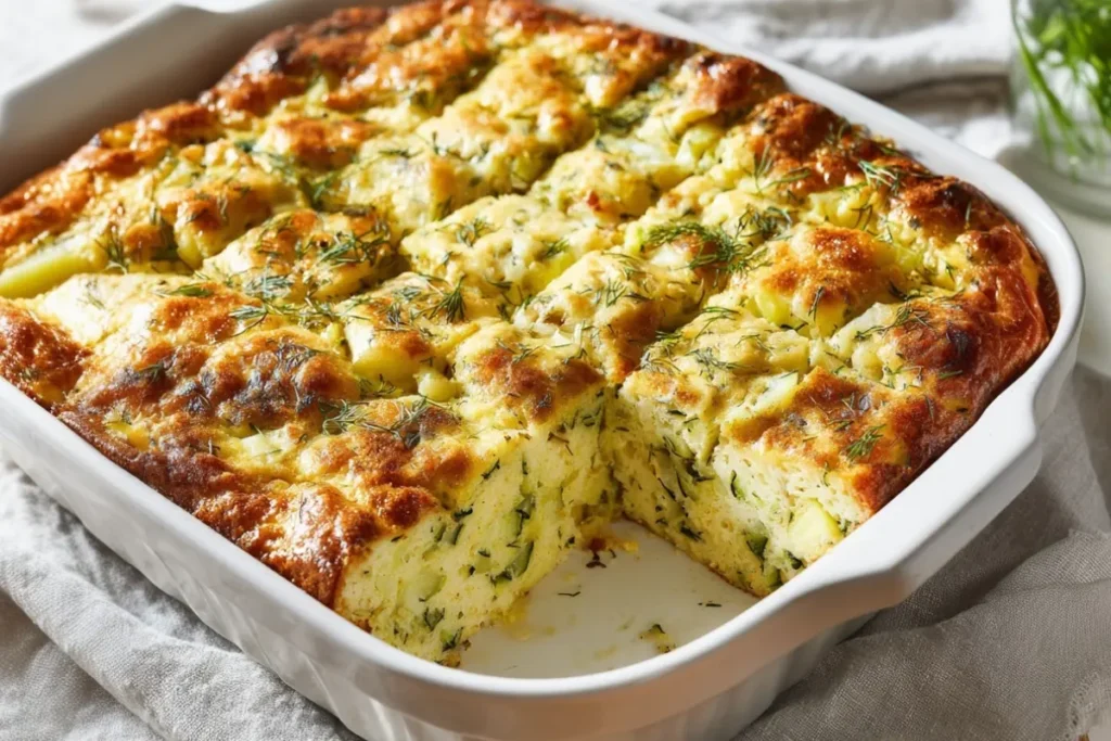 Simple Zucchini Dill Casserole