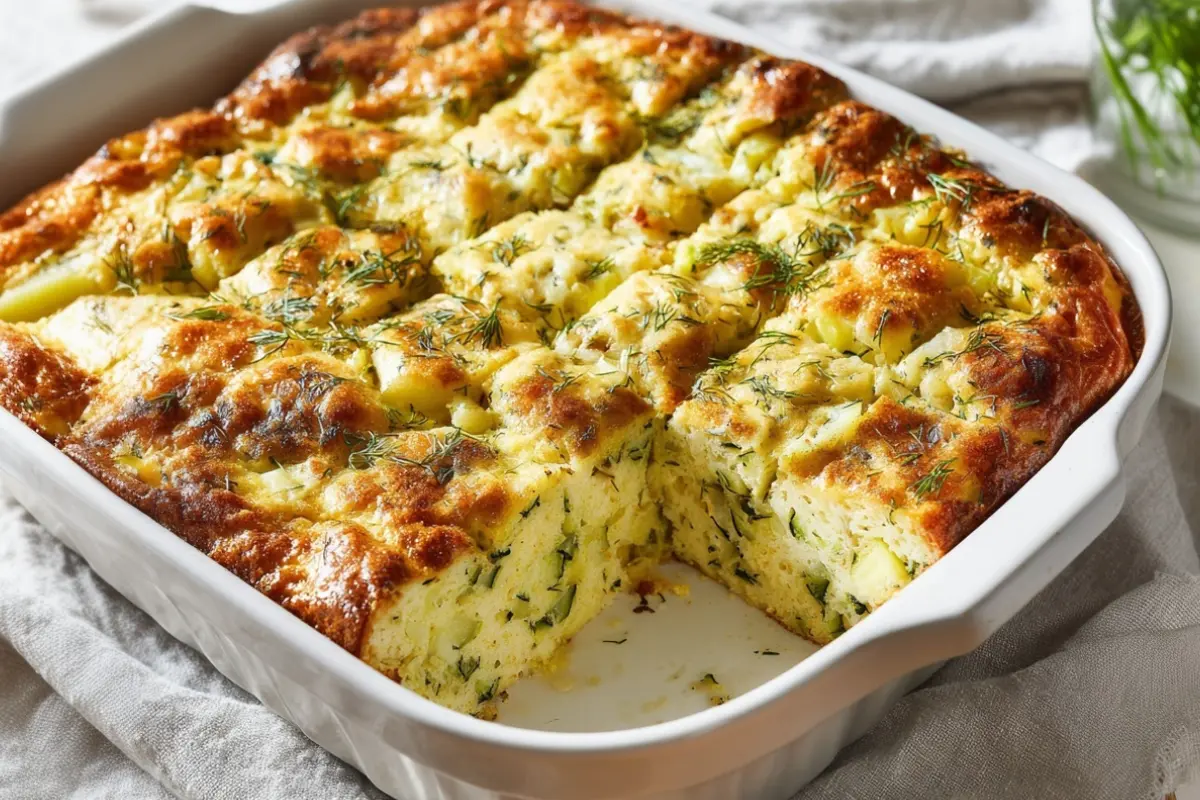 Simple Zucchini Dill Casserole