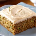 Spiced Cream Cheese Frosted Zucchini Bars