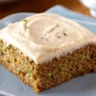 Spiced Cream Cheese Frosted Zucchini Bars