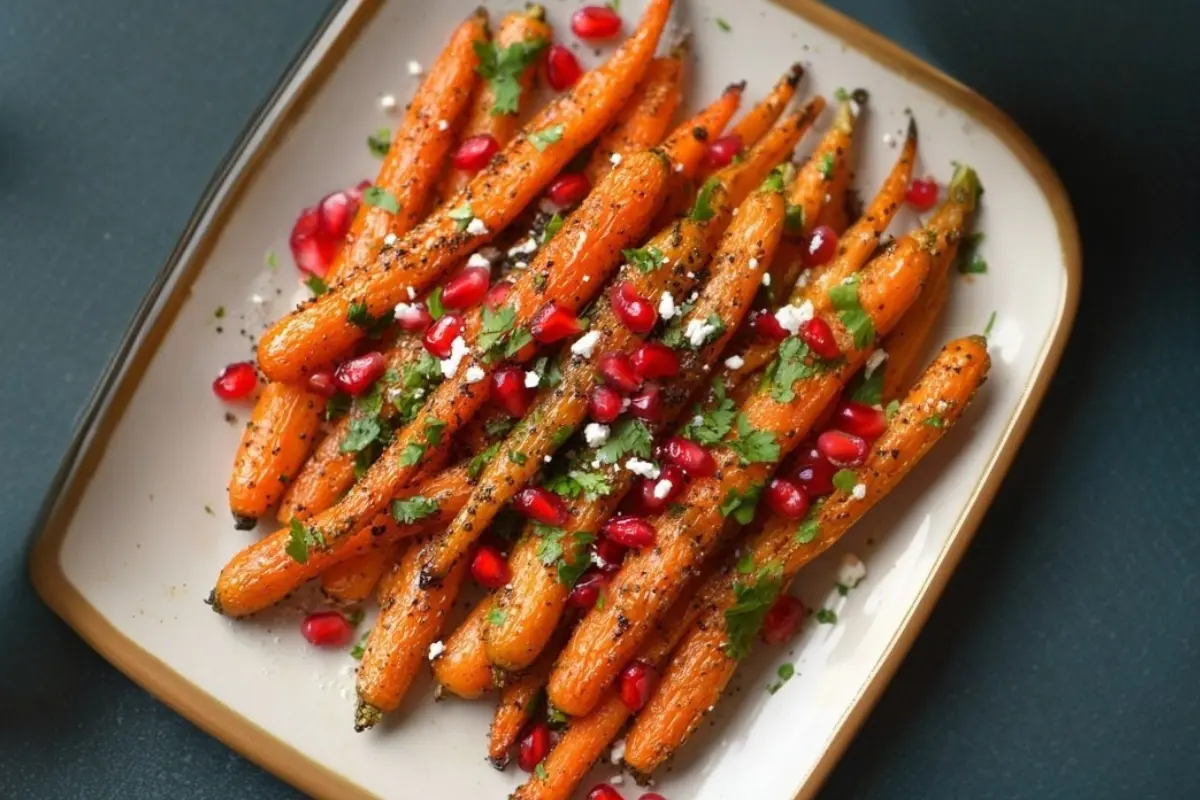 Spiced Honey Roasted Carrots