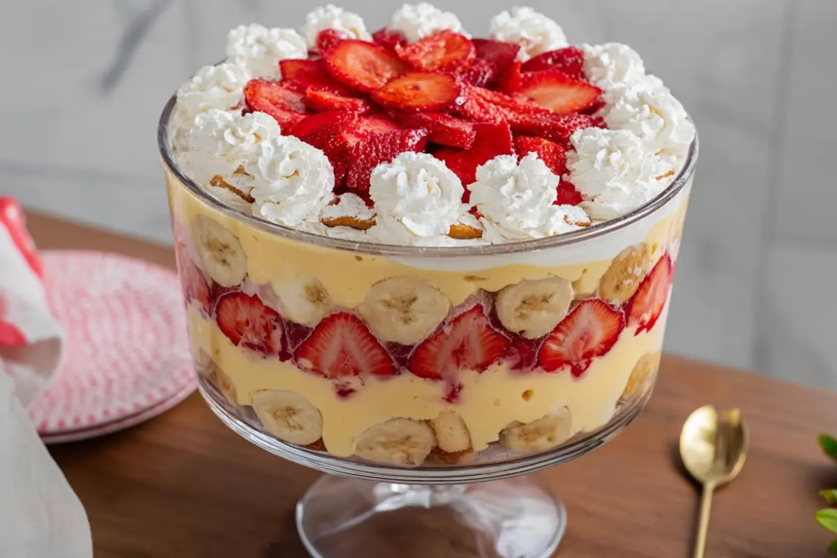 Strawberry Banana Pudding