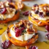 Sweet Potato Goat Cheese Appetizer