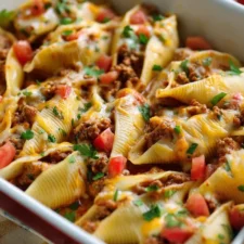 Taco-Stuffed Pasta Shells