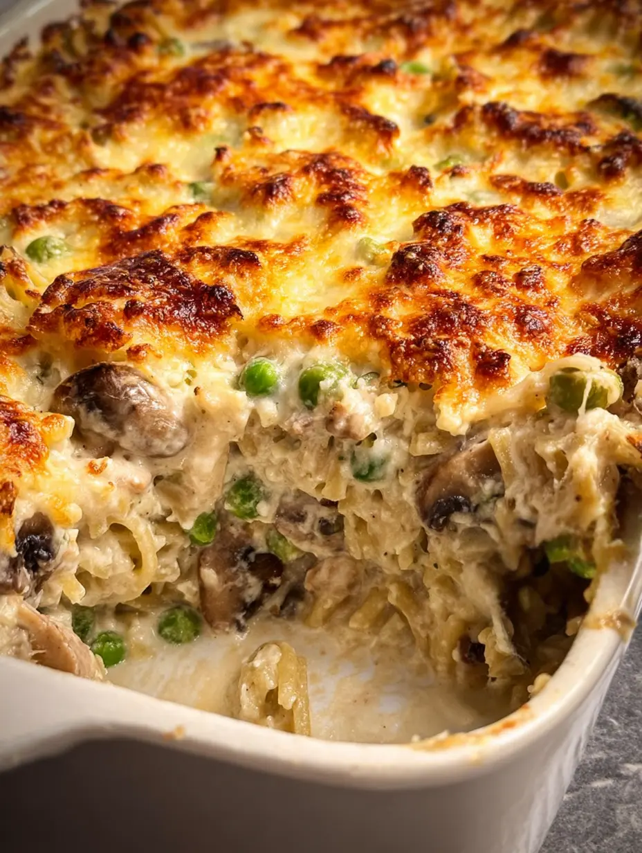 Turkey Tetrazzini Casserole Recipe