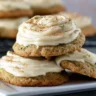 Zucchini Cookies with Cream Cheese Frosting