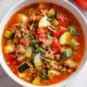 Zucchini Tomato Italian Sausage Soup