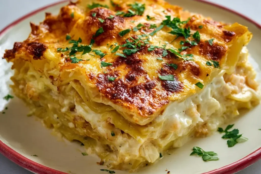 creamy Seafood Lasagna
