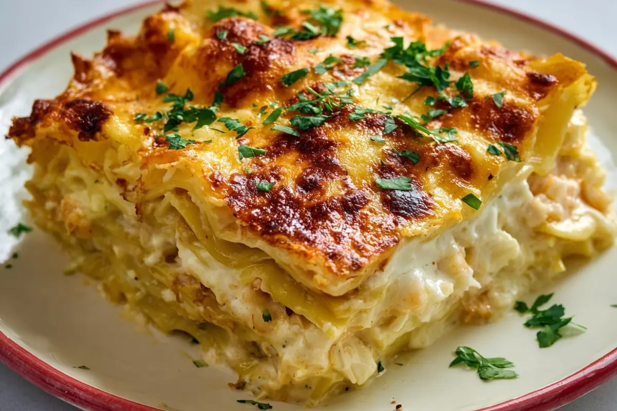 creamy Seafood Lasagna