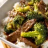 homemade beef and broccoli
