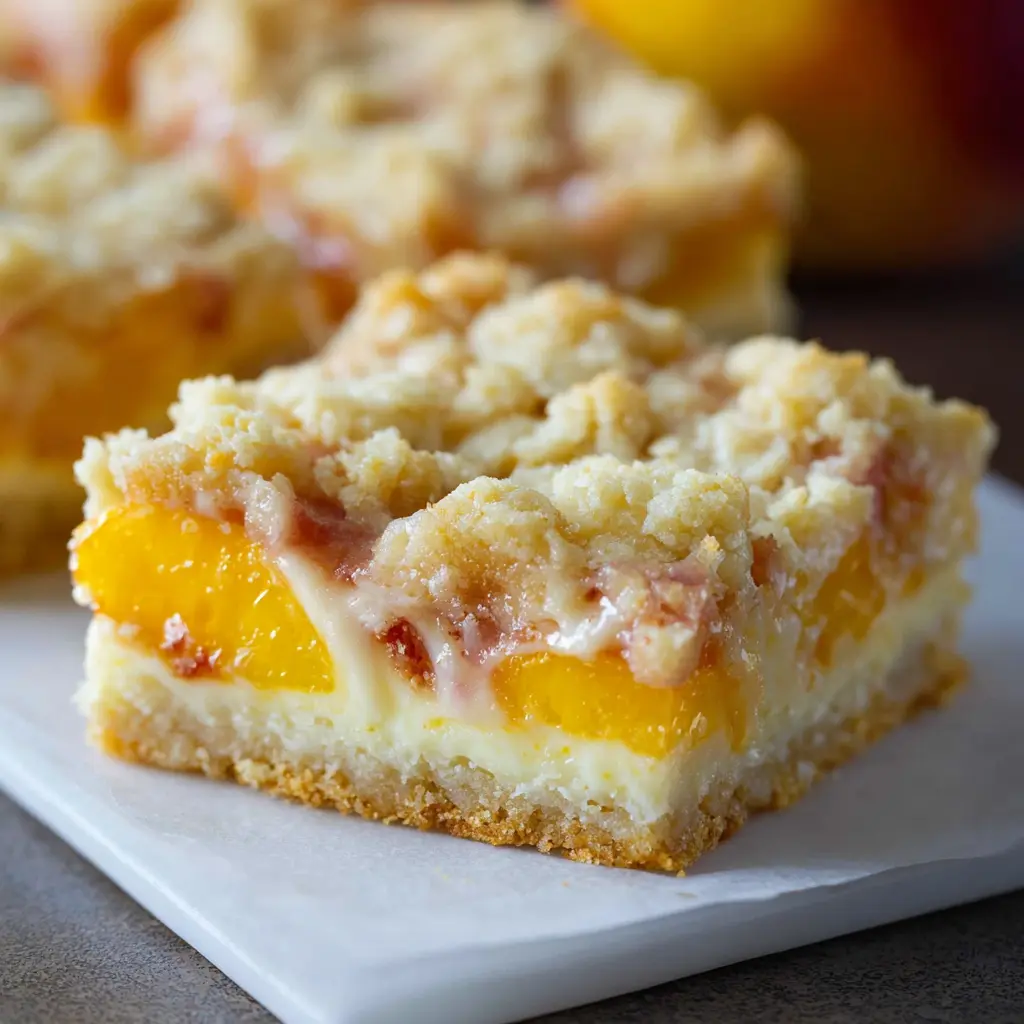 peaches and cream bars Recipe