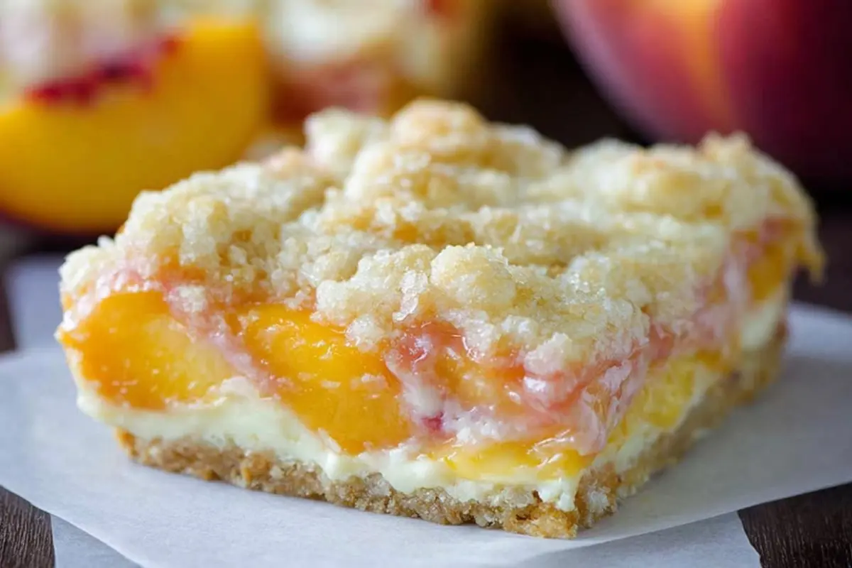 peaches and cream bars