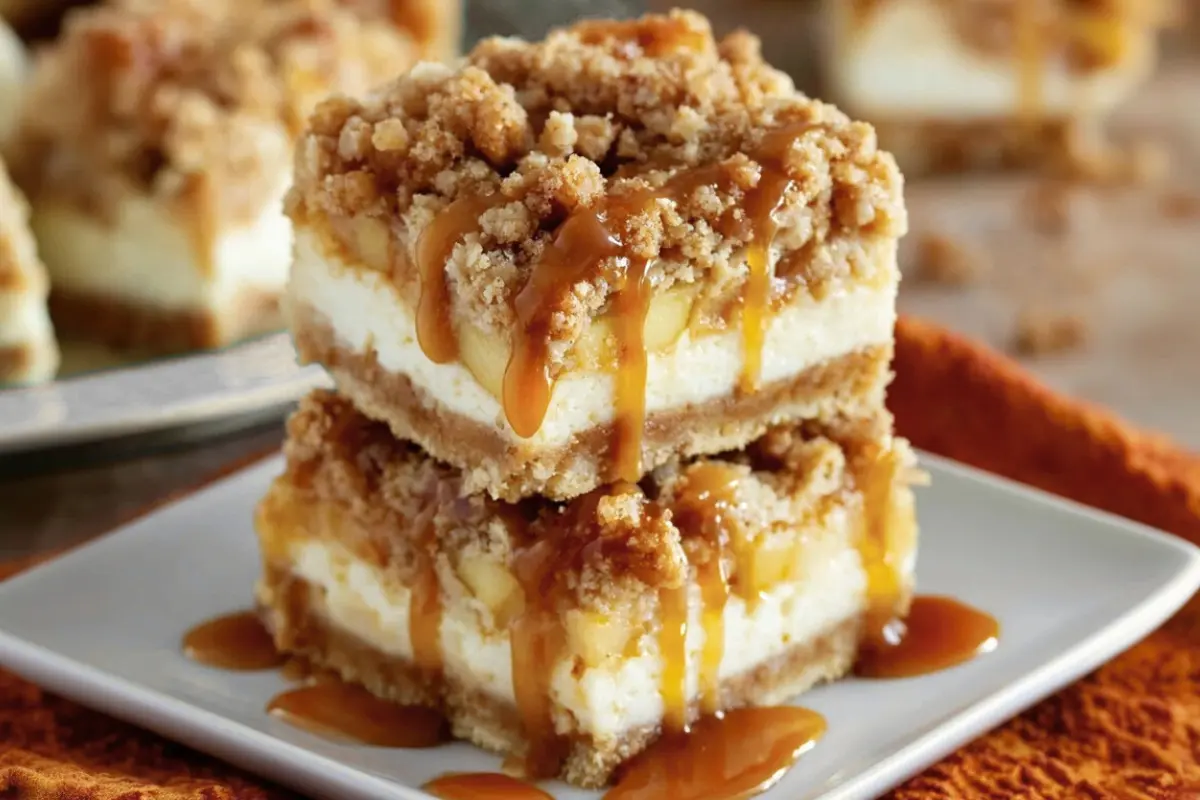 Apple Pie Cheesecake Bars