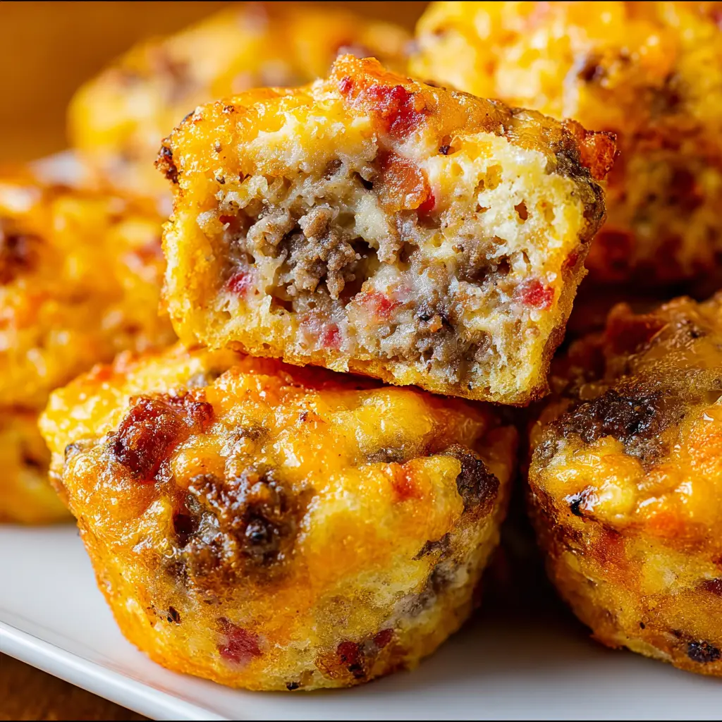 Bacon Double Cheeseburger Cups
